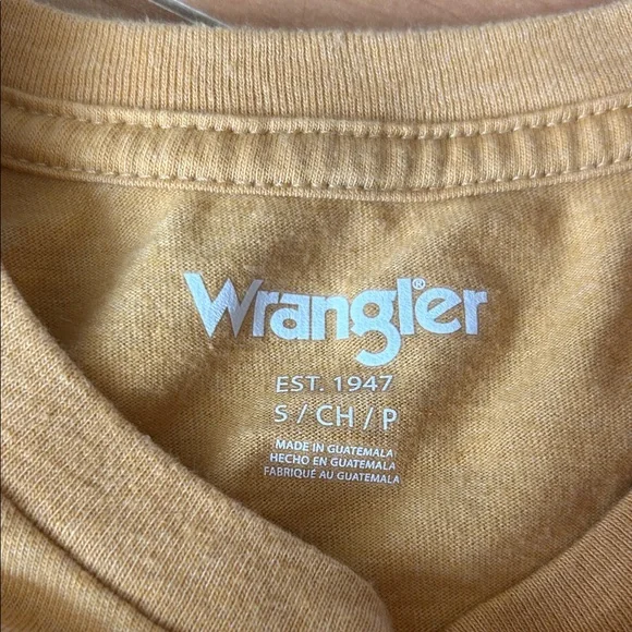 Wrangler Women's Mustard Graphic Tee - Picture 3 of 4